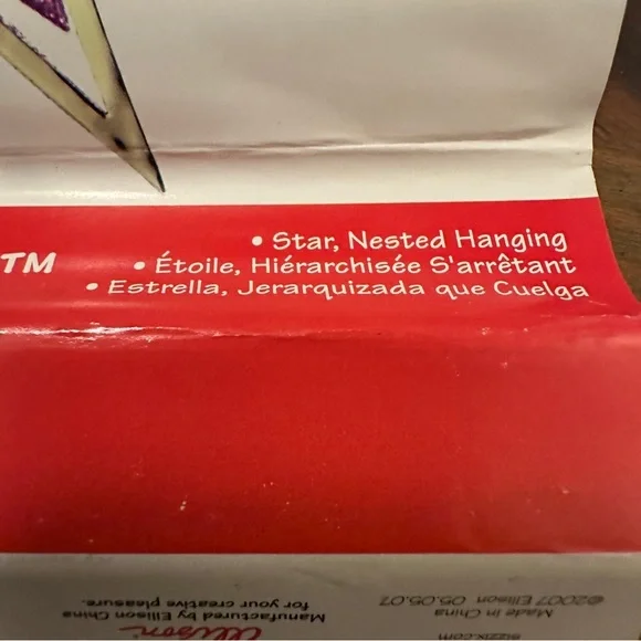 Ellison Sizzix Bigz BIGkick/Big Shot Die-Star, Nested Hanging Ornament 655159 - Picture 15 of 15